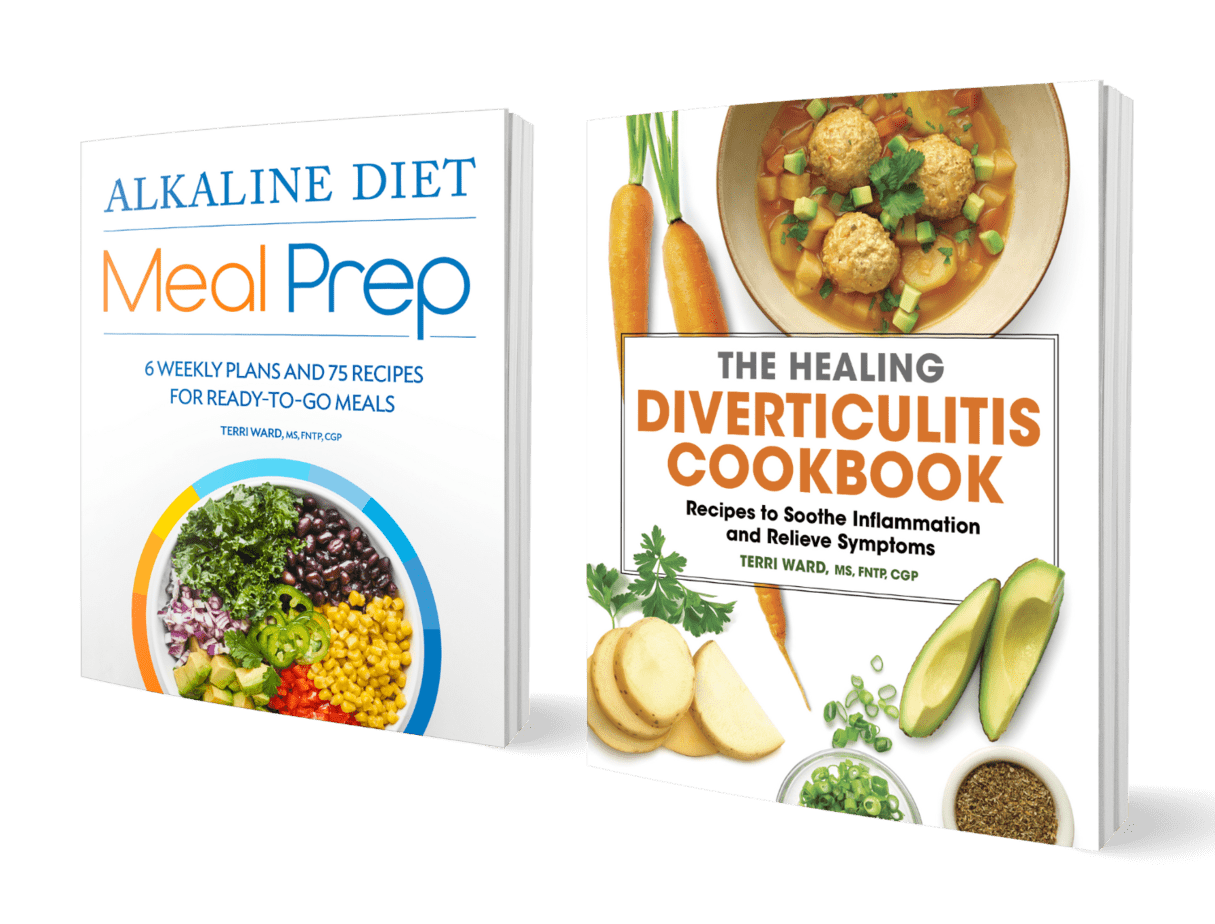 Terri Ward's Alkaline Diet Meal Prep and The Healing Diverticulitis Cookbook
