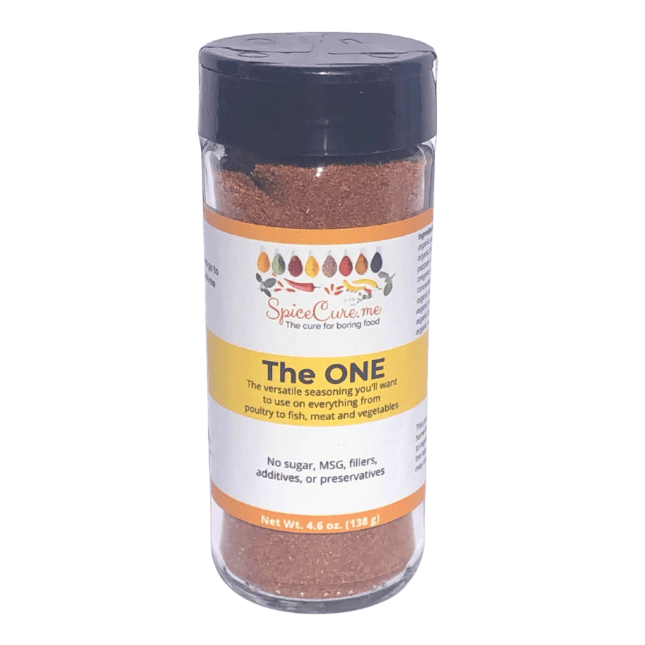 The ONE spice blend, the best all-purpose seasoning in our larger, regular-sized jar