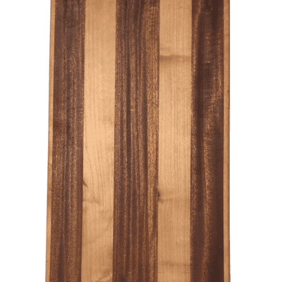 cherry cutting board with sepele stripes