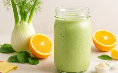 Fennel and Orange Smoothie (Non-Dairy, Calcium-Rich)